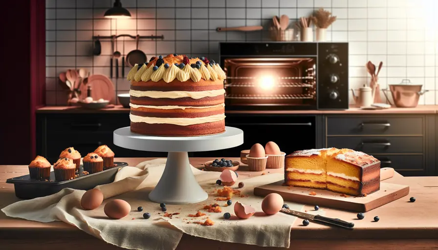 Sådan undgår du, at din kage falder sammen