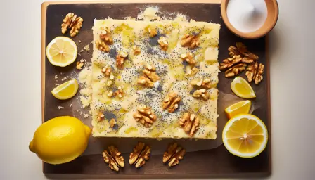 Citronknas med valnødder og birkes