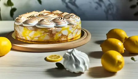 Citronmarmor med let marengs