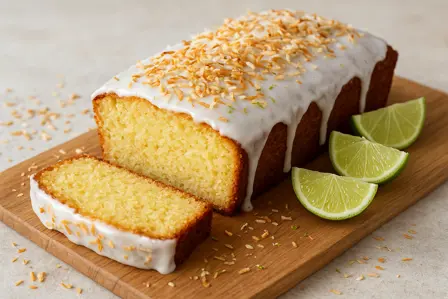 Cremet kokos- og limeform