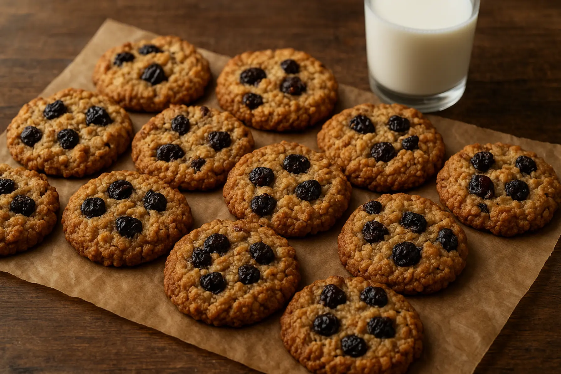 Grove havresmåkager med solbær