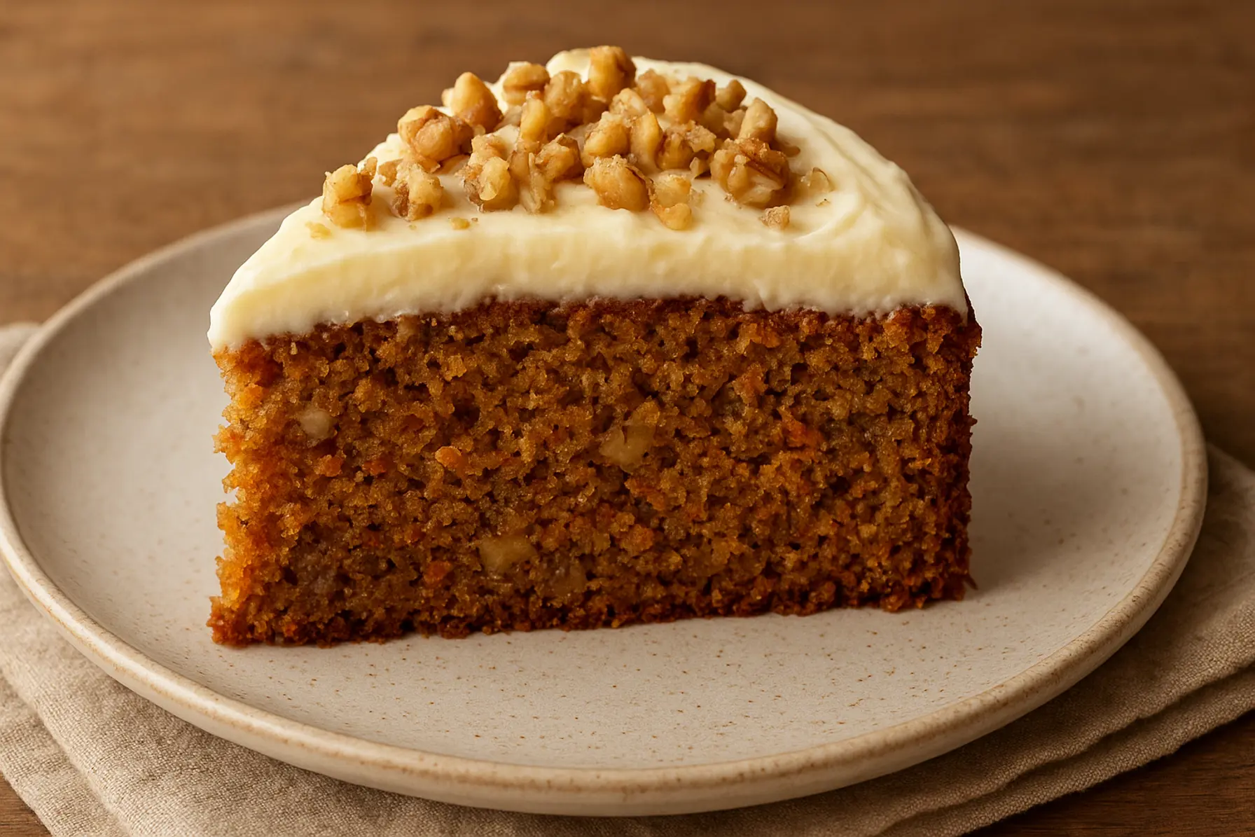 Saftig gulerodskage med flødeostglasur