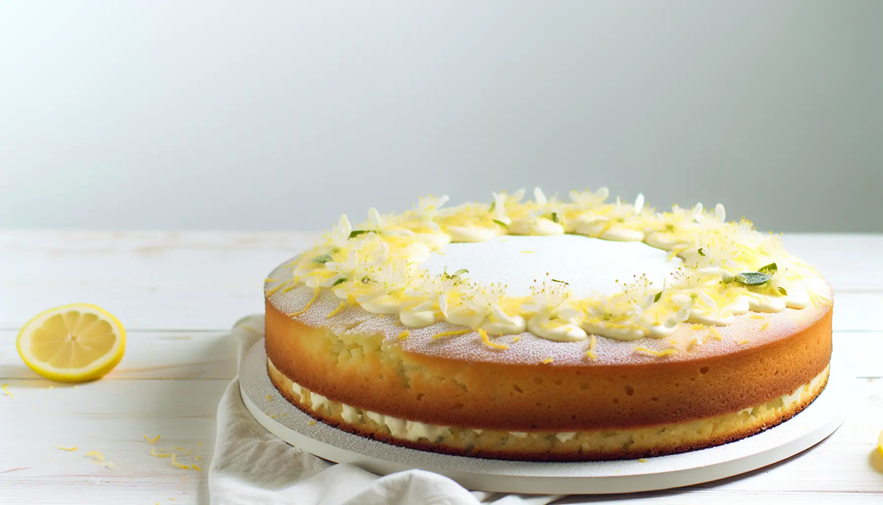 Hyldeblomstspræl med citronzest