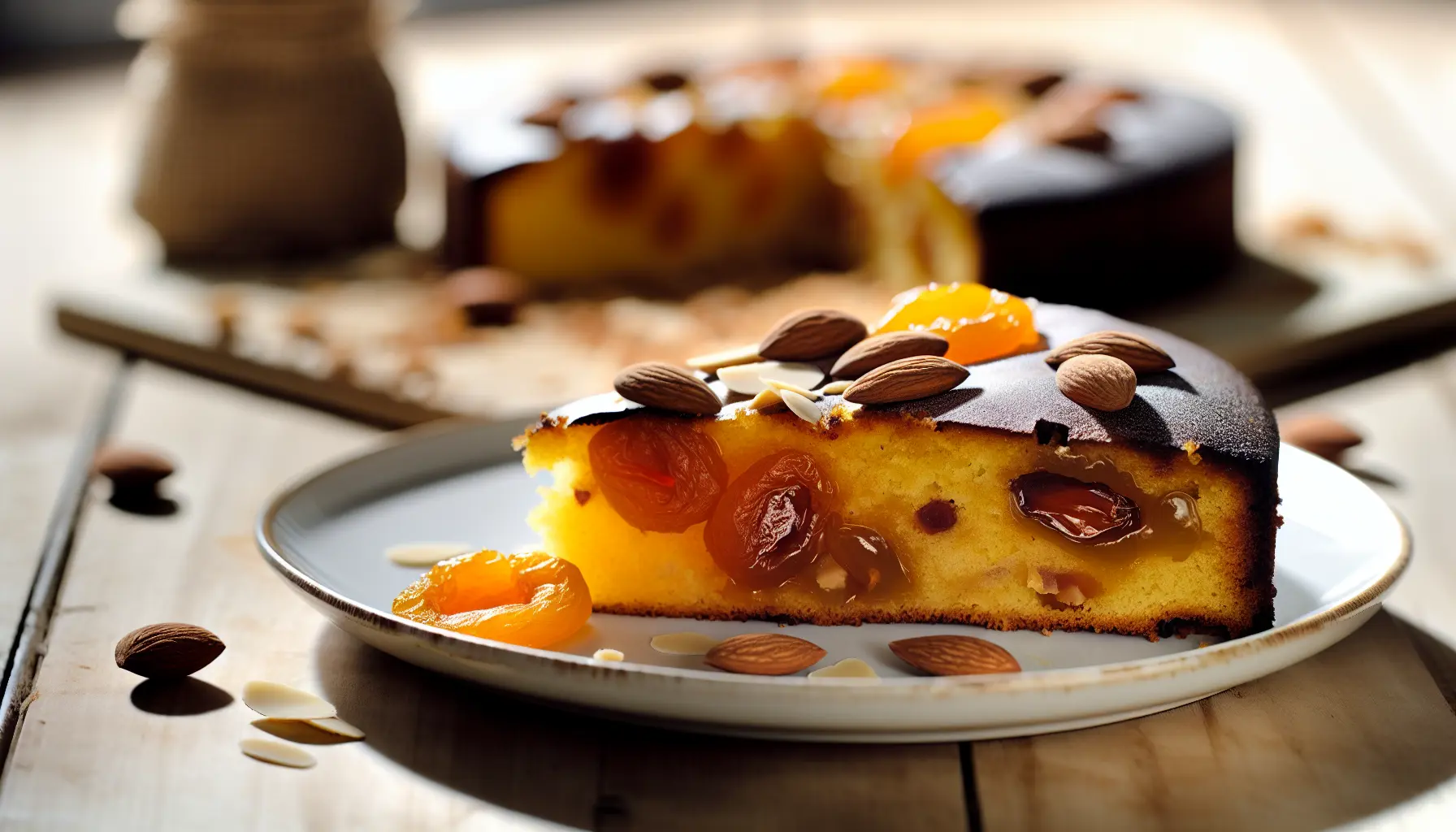 Karryfondant med abrikos og mandler