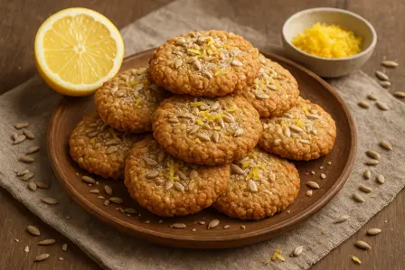 Let solsikkesmåkager med citron