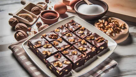 Mørk chokolade med nøddebid
