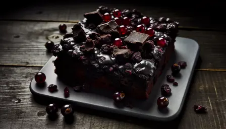 Mørk chokolade med solbærknas